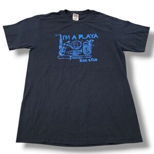 Vintage Fruit Of The Loom Shirt Size Medium "I'm A Playa" RCHS Band Graphic Tee